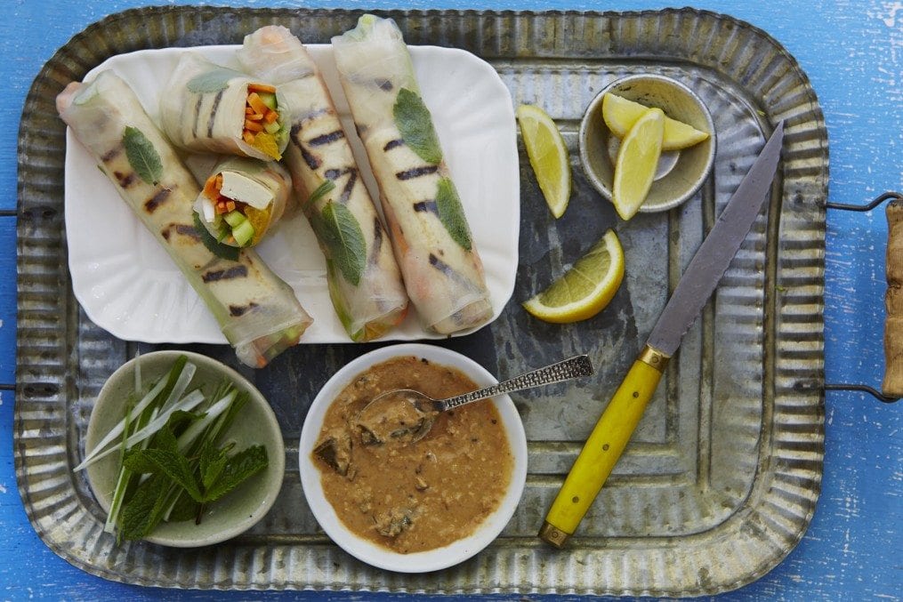 Tofu and Tangerine Rolls