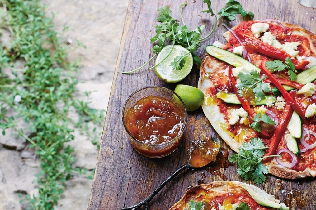 Flavours of India pizza