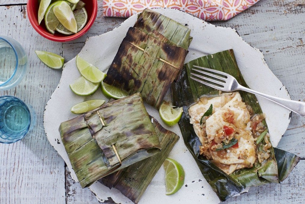 Banana Leaf Grilled Fish